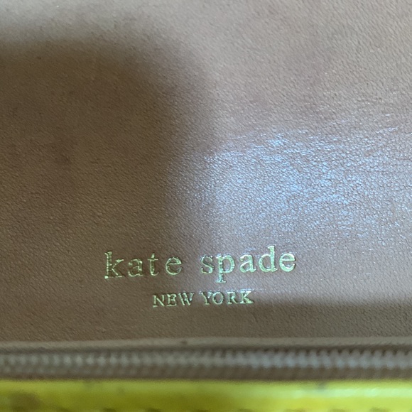 kate spade NY Leather Wallet with Polka Dot Lining - Picture 6 of 9